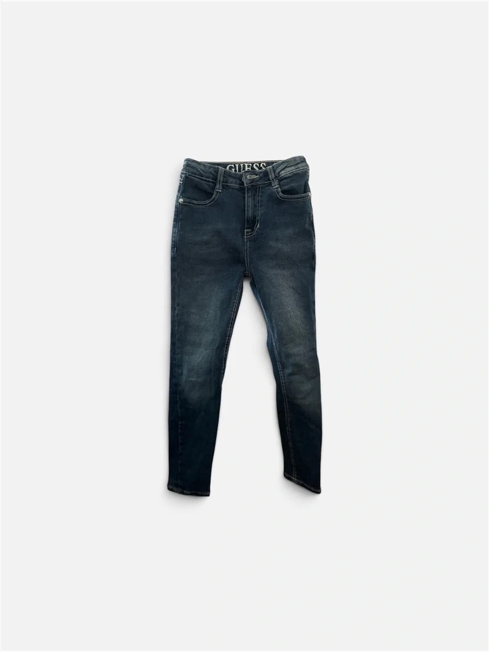 GUESS girls  Dark Wash Skinny Jeans - Dark Blue